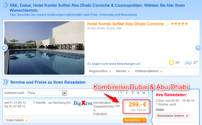 7 Tage Kombireise: 5* Dubai & Abu Dhabi Inkl. Flug Und Transfers Für ...