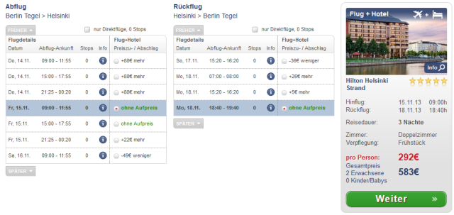 helsinki-airberlin und hilton-pauschal