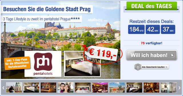 Design Schnappchen Prag 4 Sterne Hotel Als Deal Fur 119