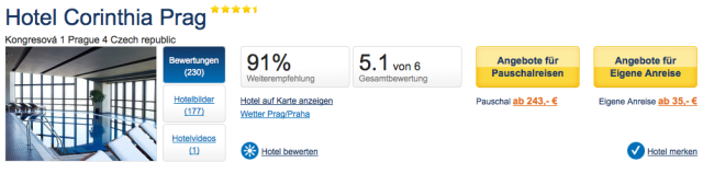 HolidayCheck_Hotel_Corinthia_Prag_Weiterempfehlung