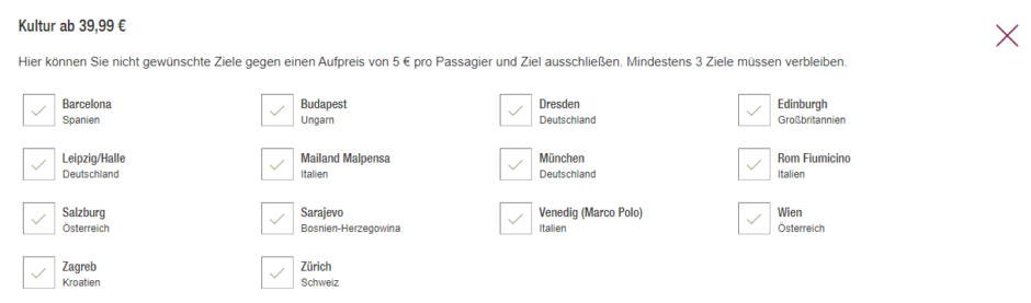 Eurowings Blind Booking: Flug mit Zufallsziel für 79,98€ return