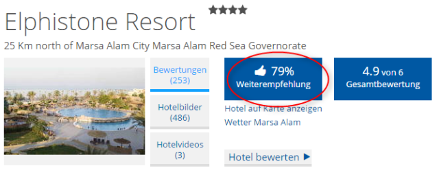 Aegypten, Elphistone Resort, HolidayCheck-Bewertung