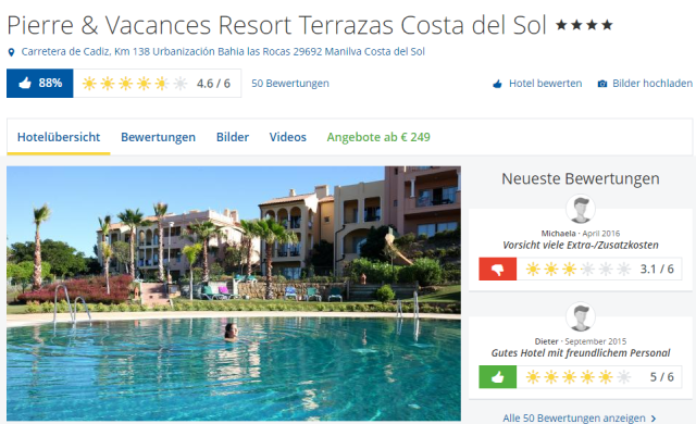 PundV Tarrazas del Sol Holidaycheck