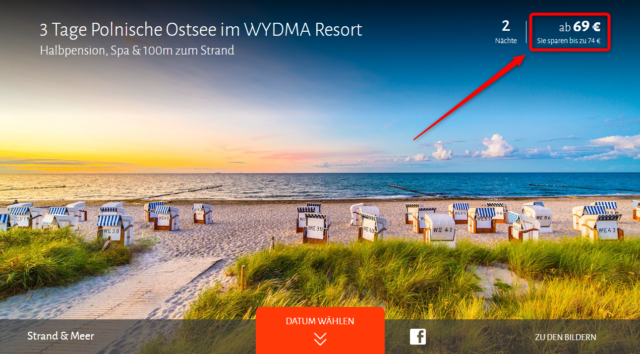 wydma resort angebot travador